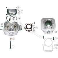 Stopfen für Ventilschutzgehaüse Quad Shineray 250ccm STXE Bilder 2