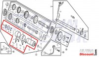 Schalttrommel Motoren 50-125cc für Trex Skyteam