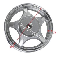 Felge hinten aus Alu für Skooter Baotian BT49QT-9 Bilder 1