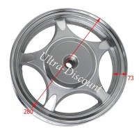 Felge hinten aus Alu für Skooter Baotian BT49QT-9