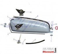 Distanzhülse für die Befestigung des Kraftstofftanks Skyteam Ace Bilder 1