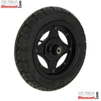 Rad vorn komplett 3.50-10 für Dax Skymax (Schwarz) Bilder 1