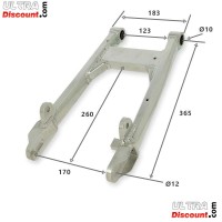 Schwingarm Aluminium Tuning für Monkey-Gorilla (+16cm) Bilder 1