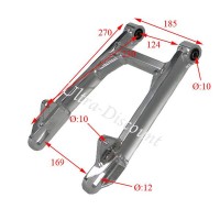 Schwingarm Aluminium Tuning für Monkey und Gorilla (+4cm)