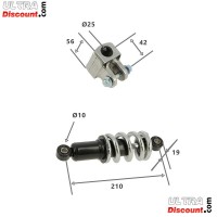 Schwingarm einteilig Tuning aus Alu für Monkey - Gorilla Bilder 2