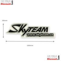SkyTeam-Aufkleber für Bubbly (grau-schwarz)