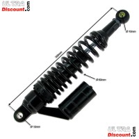 Stoßdämpfer hinten Tuning mit Gasdruck für Dax (schwarz) Bilder 1