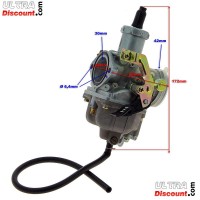 Vergaser 30 mm PZ30 für Shineray 250cc (typ2) Bilder 2