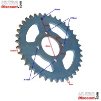 Kettenkranz 38Z ist für Quad Shineray 300 ccm ST-5E (530)