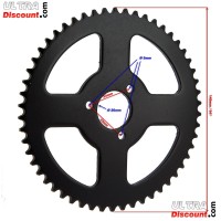 Kranz verstärkt 54 Z für GROSSE KETTE 3 T (TF8) (Typ 1)