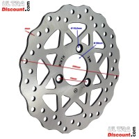 Bremsscheibe hinten für Quad Shineray 300STE (4mm)