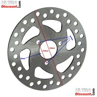 Bremsscheibe 120mm pocket bike (Typ 2)