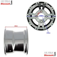 Alufelge hinten für Ersatzteile Bashan 200cc BS200S7