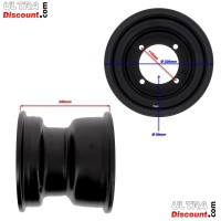 Blechfelge hinten für Shineray 250 ccm XY250STXE Schwarz Bilder 1