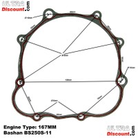 Dichtungssatz für Bashan 250 ccm (BS250S-11) Bilder 1
