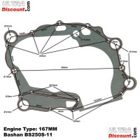 Dichtungssatz für Bashan 250 ccm (BS250S-11)