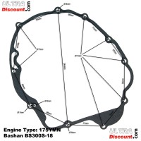 Dichtung für Antriebsgehäuse Quad Bashan 300 BS300S-18 Bilder 1