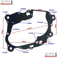Motorgehäusedichtung für Shineray 250ST-9E-STIXE (Zongshen 167MM) Bilder 1