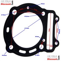 Zylinderkopfdichtung für Quads Shineray 250ST-9C (Motor172MM) Bilder 1