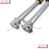 Gabelholme Qualitätsprodukt 800mm, einzige Einstellung, 12mm Radachsen - Gold Bilder 2