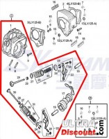 Zylinderkopf komplett 125ccm für Dax Skyteam