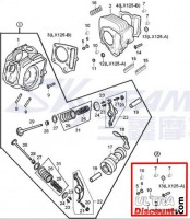 Zubehörteile Zylinderkopf für Motoren für Bubbly Skyteam 125ccm