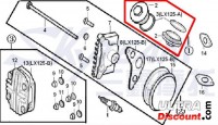 Ventilschutzgehäuse komplett 125ccm Motoren für Trex Skyteam