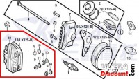 Zylinderkopfdeckel komplett 125ccm für PBR Skyteam