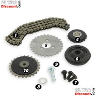 Steuerkettensatz 50ccm für Dax Skyteam Bilder 2