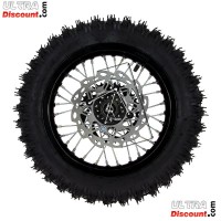 Rad hinten komplett 12', schwarz, für dirt bike AGB29 Bilder 1