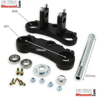 Gabel komplett dirt bike, Qualitätsprodukt (für 12mm Radachsen, 845mm) Bilder 2