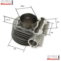 Motor Kit 180cc für China Motorrollers GY6 125-150ccm GY6 - 4-takt Bilder 1