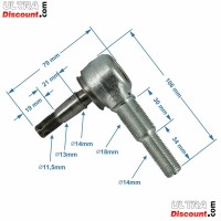 Führungsgelenk oben für Quad Shineray 200ST-9