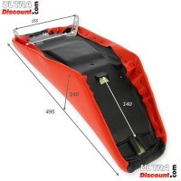 Sitzbank Rot Schwarz dirt bike AGB29 AGB30 Bilder 1