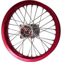 Felge hinten 14'', rot, für dirt bike AGB30 (Ø : 15mm,Typ 4)
