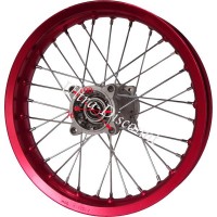 Felge hinten 14', rot, für dirt bike AGB30 (Ø:12mm,Typ 4)