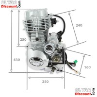 Motor Lifan 250 ccm 167FMM für dirt bike Bilder 5