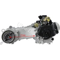 Motor komplett für Scooter Baotian BT49QT-12 (Bremsscheibe, 12 Zoll-Rad, 460mm)