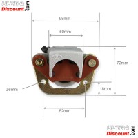 Bremssattel vorn rechts für Quad Bashan 300 ccm (BS300S-18)