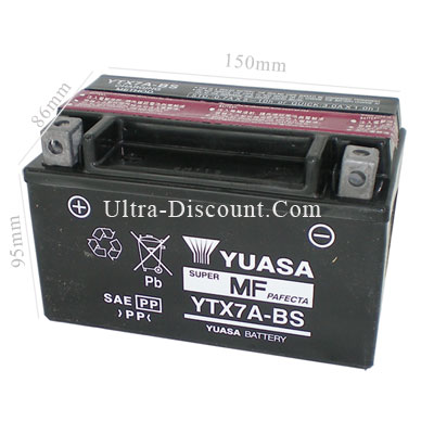 Batterie YUASA für chinesische Motorroller 50 bis 125ccm