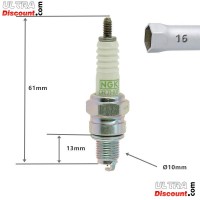 Zündkerze NGK Platinium für Replik R1 Bilder 1