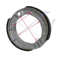 Bremsbacken vorn für Quad Bashan 200ccm (BS200S-3) Bilder 1