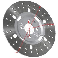 Bremsscheibe hinten für Quads Shineray 200ccm (STIIE) Bilder 1