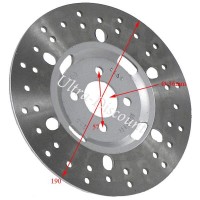 Bremsscheibe hinten für Quads Shineray 200ccm (STIIE)