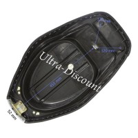 Sitzbank schwarz-grau für motorroller BT49QT-9 Bilder 2