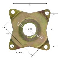 Kettenkranz-Halter für Quad Shineray 300 ccm STE Bilder 1