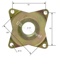 Kettenkranz-Halter für Quad Shineray 300 ccm STE