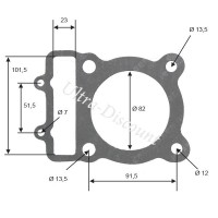 Fußdichtung für Quad Shineray 300ccm (XY300St-5E)