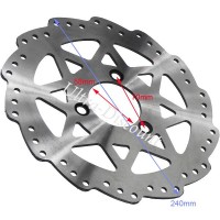 Bremsscheibe hinten für Quad Shineray 300 ccm STE (4mm) Bilder 1