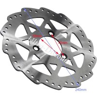 Bremsscheibe hinten 4mm für Quad Shineray 350ccm (XY350ST-E)